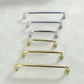 Brass Round Bar Cabinet Pulls and Knobs for Wardrobes
