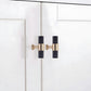 Crystal Marble Brass Cabinet Handles, Drawer Pulls and Knobs