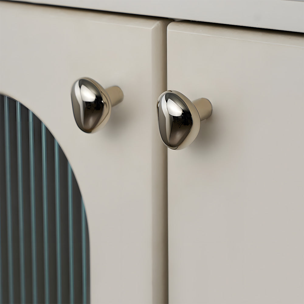 Organic Pebble Mushroom Cabinet Knobs