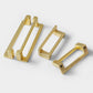 Modern Zinc Alloy Rectangular Cabinet Pulls