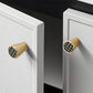 Colored Inset Cabinet Knobs for Wardrobes and Drawers