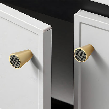 Colored Inset Cabinet Knobs for Wardrobes and Drawers