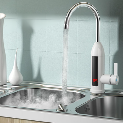 Theriva Instant Electric Water Heating Faucet with Digital LED Monitor