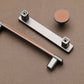 Retro Brown Leather Drawer Pulls