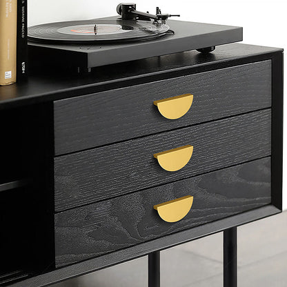 Colorful Half Moon Cabinet Pulls for Kids Rooms