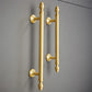 Gold Round Bar Drawer Handles and Cabinet Knobs
