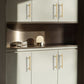 Shiny Modern Zinc Alloy Titanium Gold Black Door Pulls