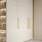 Two-Tone Ribbed Aluminum Alloy Cabinet and Drawer Pulls