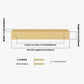 Aluminum Alloy Kitchen Cabinet Drawer Edge Pull