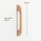 Curved Solid Wood Cabinet Handles and Round Cabinet Knobs