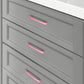 Colorful Round Bar Cabinet Handles and Knobs