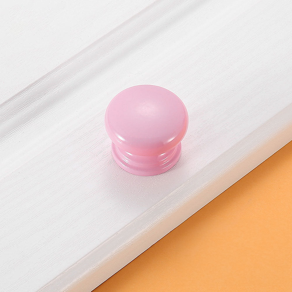 Colorful Birch Wood Cabinet Pulls and Knobs for Dressers