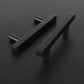 Black Square Bar Drawer Pulls and Cabinet Handles