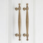 French Vintage Brass Cabinet Handles and Knobs