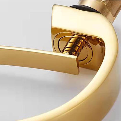Cadenza Modern Crescent Waterfall Single-Handle Bathroom Sink Faucet