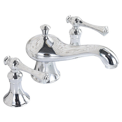 Veronae Vintage European Two-Handle 3-Hole Widespread Bathroom Sink Faucet