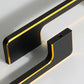 Two-Tone Black Aluminum Alloy Cabinet Handles and Pulls