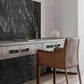 Slotted Recessed Cabinet Pulls in Gold, Black, and Gray