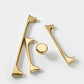 Arched Half Moon Cabinet Handles and Knobs, Zinc Alloy