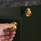 Round Bar Brass Cabinet Handles and Knobs for Wardrobes