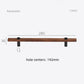 Wood Grain Cabinet Handles and Knobs with Metal Posts