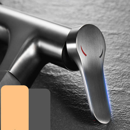 Wexler Single Handle Pull-Out Bathroom Sink Faucet with Hot and Cold Control