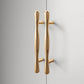 Curved Zinc Alloy Cabinet Pulls in Gold and Dark Gray