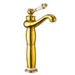 Retro Solid Brass Single Hole Bathroom Faucet