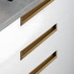 Aluminum Alloy Finger Edge Pulls for Cabinets and Drawers