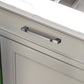 Slim Square Bar Cabinet Pulls and Matching Knobs