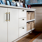 Two-Tone Brass Cabinet Pulls and Knobs