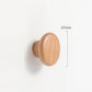 Curved Solid Wood Cabinet Handles and Round Cabinet Knobs