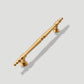 Gold Turned Bar Cabinet Handles and Drawer Pulls
