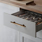 European Classical Solid Brass Cabinet Pulls and Knobs in Bronze