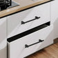 French Brass Round Bar Cabinet Pulls for Wardrobes