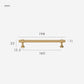 Brass Round Bar Cabinet Pulls, Drawer Handles, and Matching Knobs