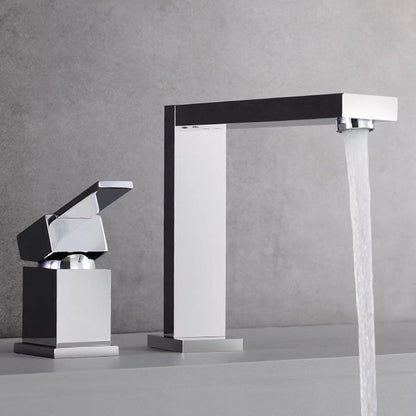 Simple 2 Holes Hot and Cold Bathroom Basin Faucets