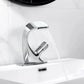 Rivora Modern Waterfall Basin Bathroom Sink Faucet, Single Handle Single Hole