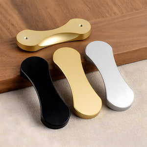 Curved Self-Adhesive Cabinet Pulls and Drawer Handles