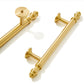 Gold Round Bar Drawer Handles and Cabinet Knobs