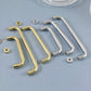 Brass Round Bar Cabinet Pulls and Knobs for Wardrobes