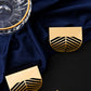 Gold Leaf Brass Cabinet Knobs for Drawers and Wardrobes