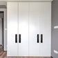 Recessed Cabinet Pulls with Offset Finger Grip