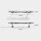 Chrome-Plated Brass Cabinet Pulls and Drawer Handles