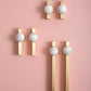 Natural Crystal Sphere Brass Cabinet Handles and Knobs
