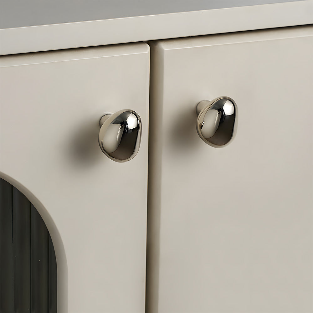 Organic Pebble Mushroom Cabinet Knobs