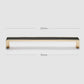 Two-Tone Zinc Alloy Cabinet Pulls and Knobs