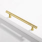Grooved Round Bar Cabinet Pulls and Matching Knobs
