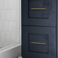 Smooth Gold Brass Cabinet Handles and Drawer Pulls