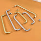 Brass Round Bar Cabinet Pulls and Knobs for Wardrobes